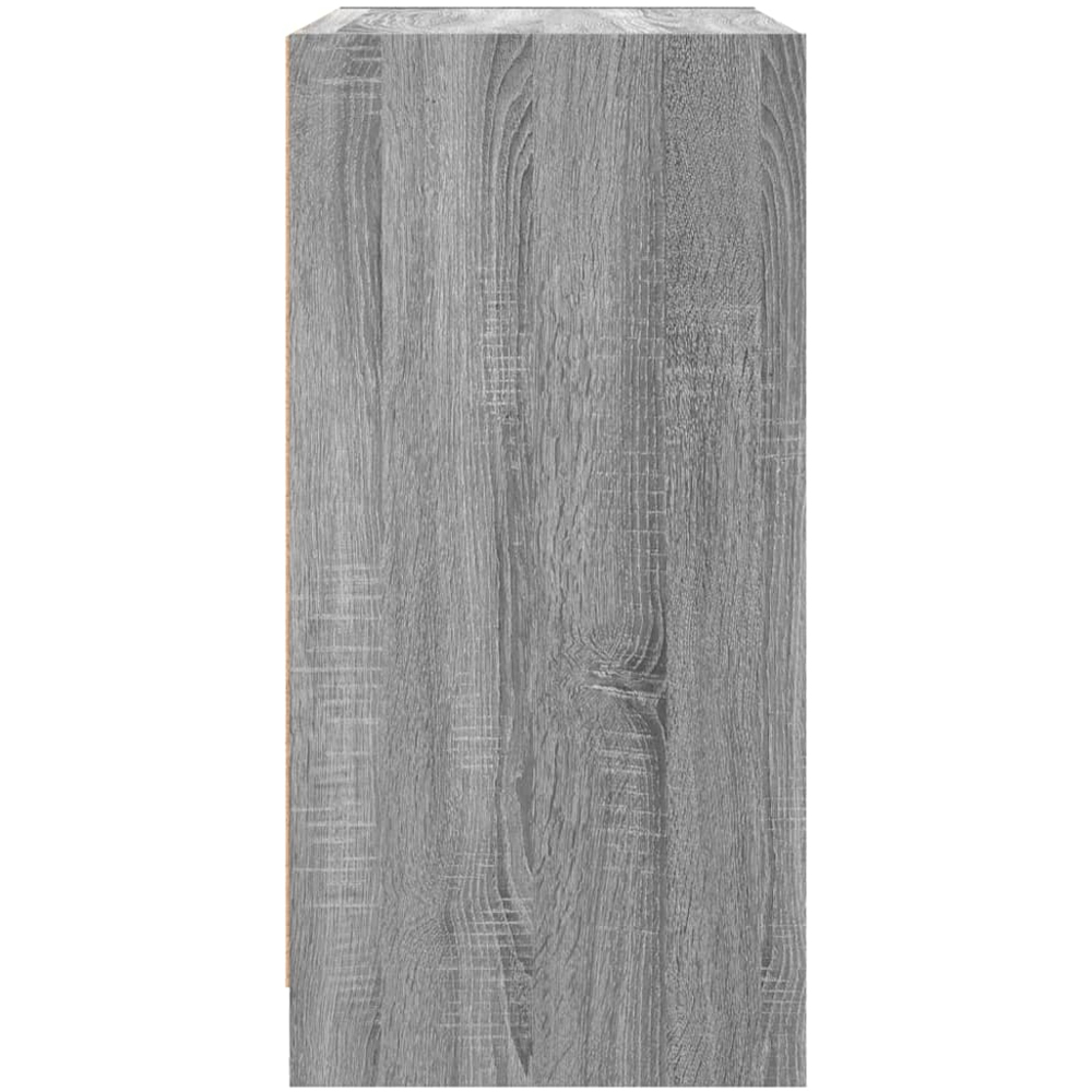 vidaXL 2 Door Grey Side Cabinet Image 3