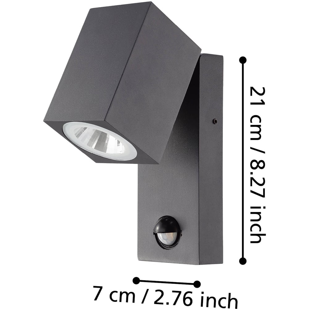 EGLO Sakeda Anthracite Outdoor Wall Light Image 4