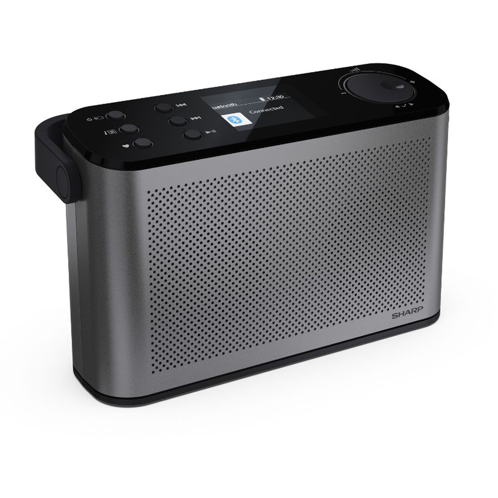 SHARP Osaka DR-P540 GY Storm Grey Portable Stereo DAB+ Radio Image 4