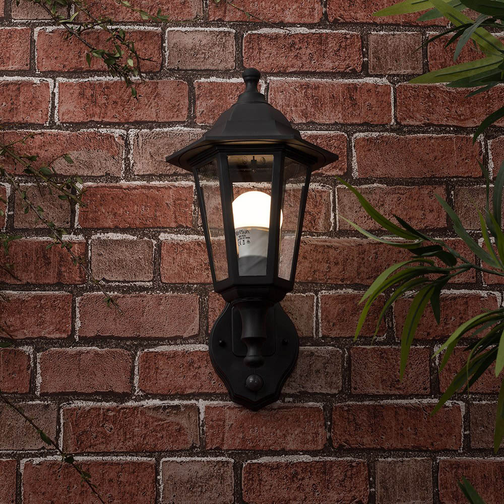 ValueLights Mayfair Black Wall Lantern Image 6