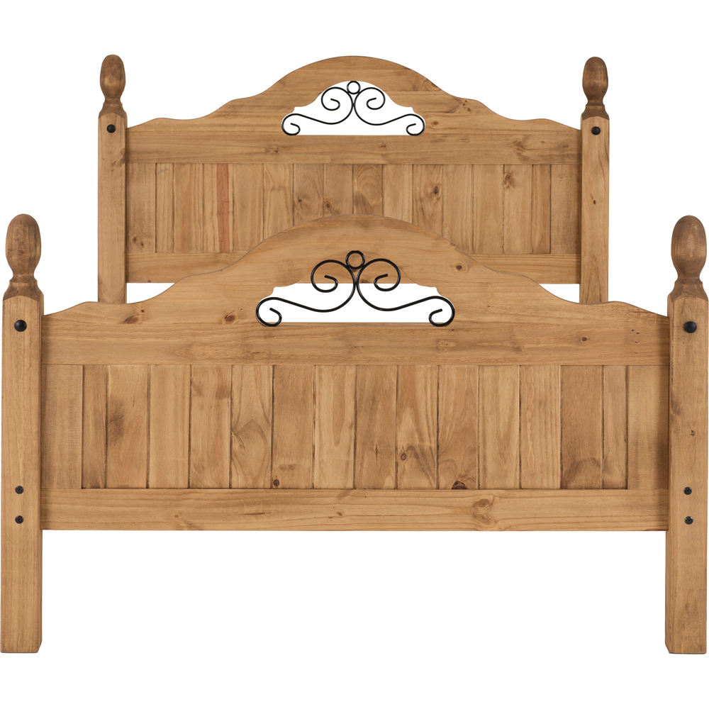 Seconique Corona Scroll Double High End Bed Frame Image 4