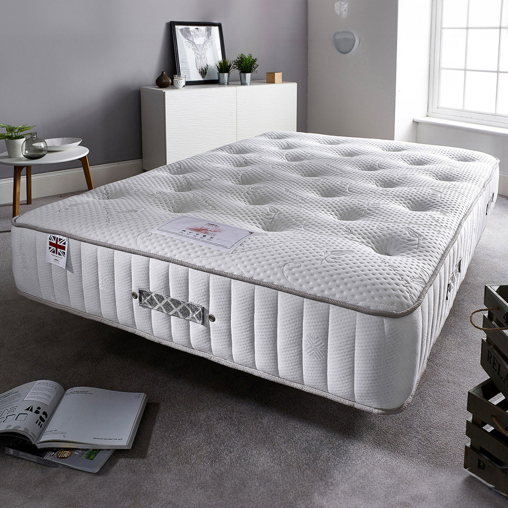Aspire Furniture King Size Natural Cashmere Pocket Mattress Image 2