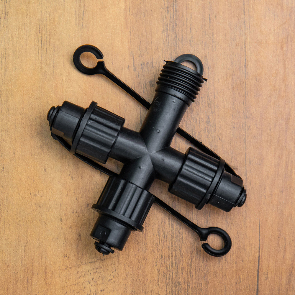 Samuel Alexander Black 3-Way String Light Max Connector 9 x 10cm Image 2