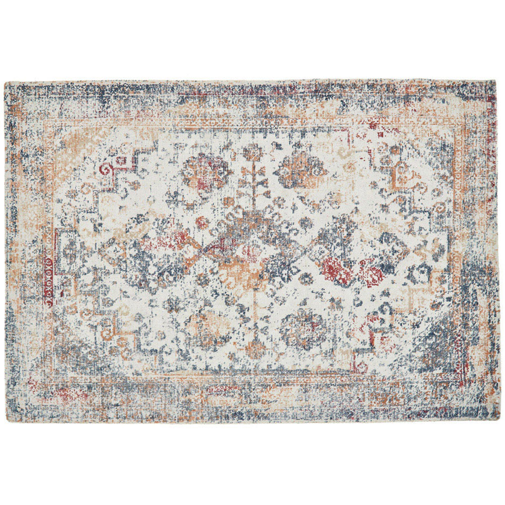 Origins Vogue Navy and Rust Rug 120 x 170cm Image 1