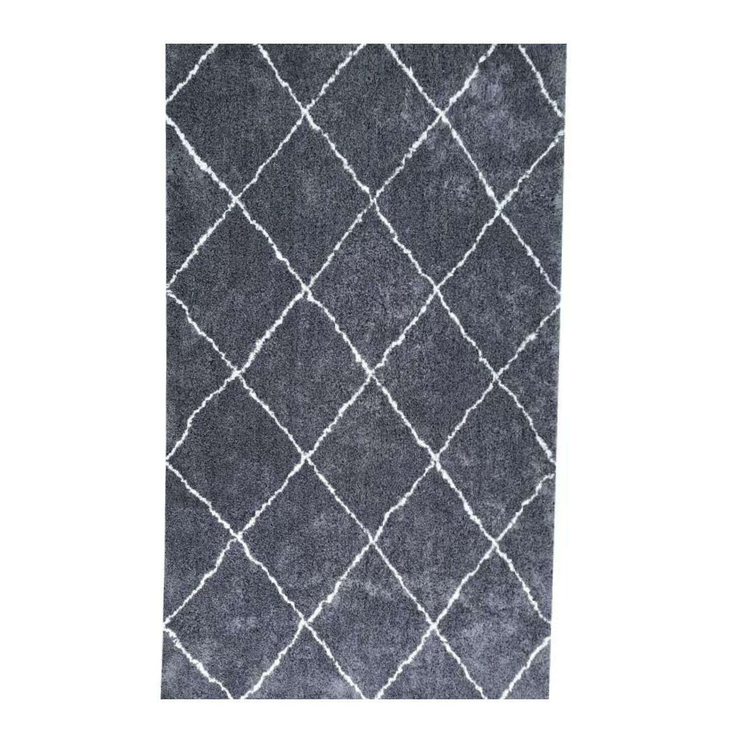Nordic Rug - Grey & White / 200cm Image 1