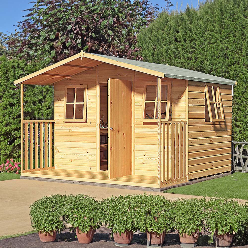 Shire Rothesay 10 x 9ft Shiplap Apex Garden Shed Image 6