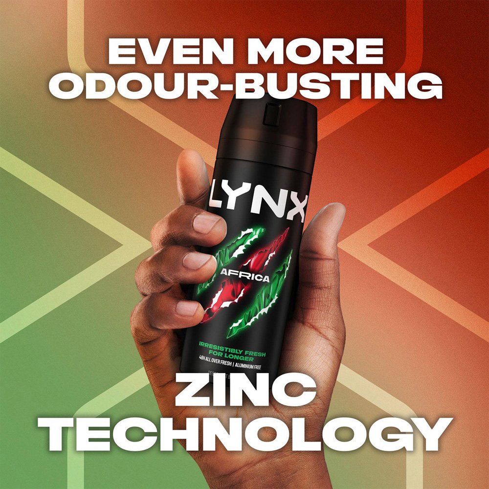 Lynx The O.G. Africa Masculine Scent Bodywash and Spray Duo Gift Set 4 Pack Image 4