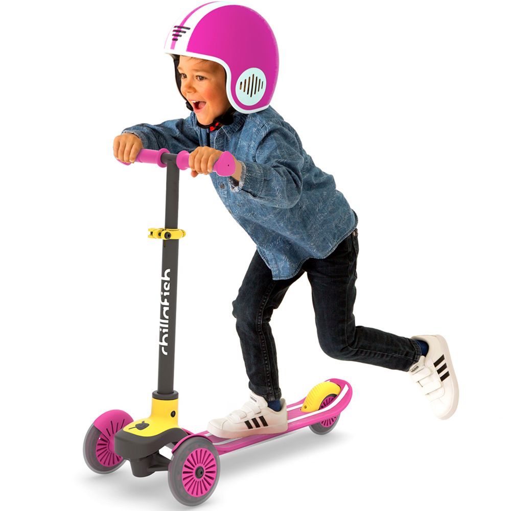 Chillafish Scotti Pink 3 Wheel Scooter Image 4