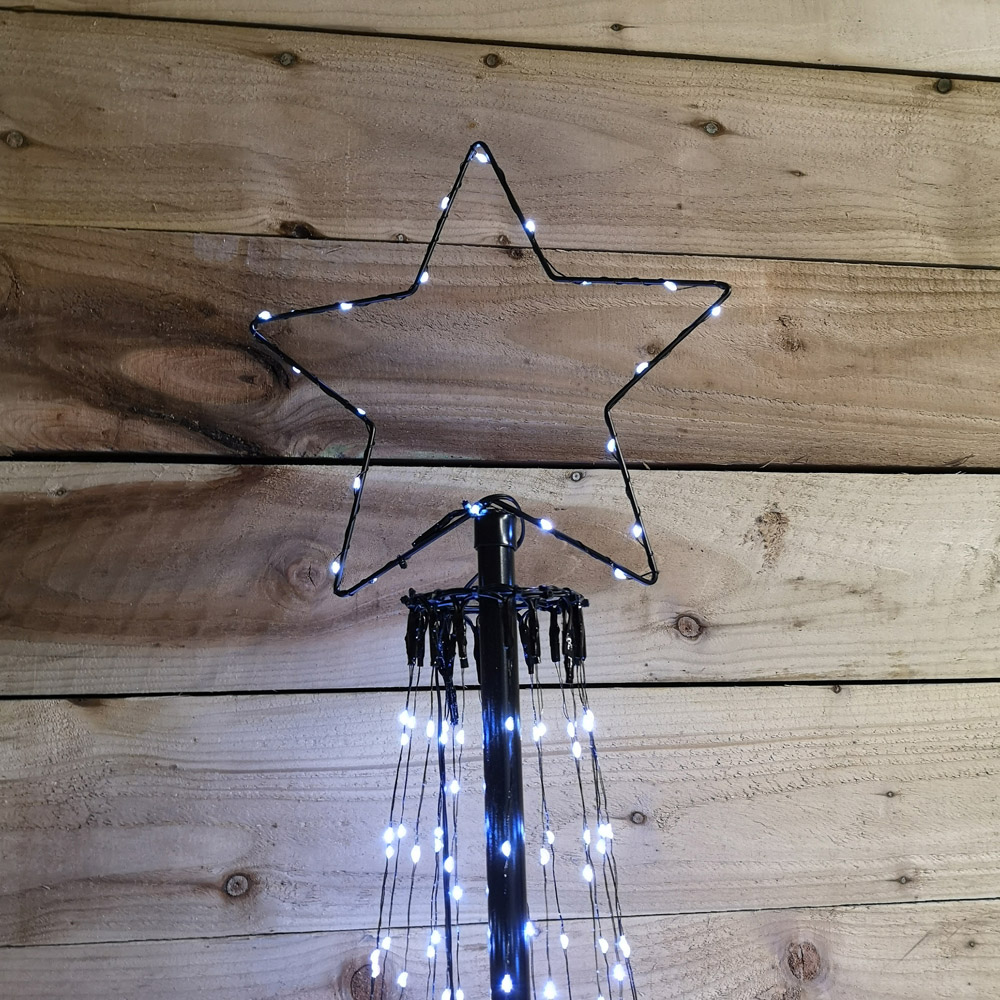 Samuel Alexander Ice White LED Maypole Christmas Tree 8.2ft Image 6
