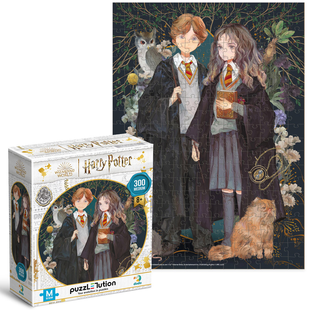 Dodo Medium Hermione and Ronald 300 Piece Puzzle Image 2