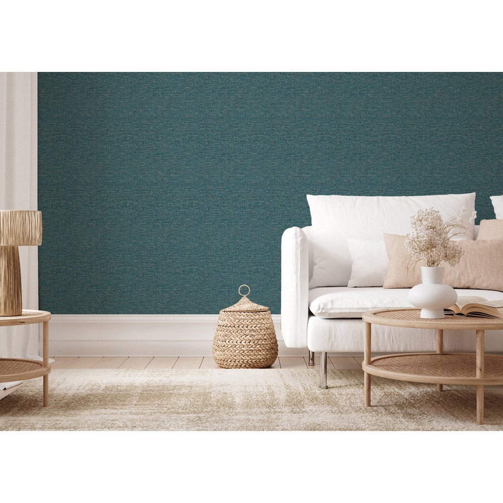 Esselle Home Artisan Weave Navy Wallpaper Image 5