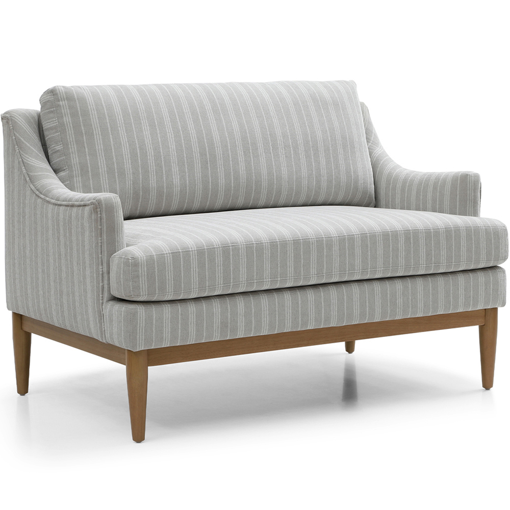 Brody 2 Seater Natural Stripe Chenille Sofa Image 3