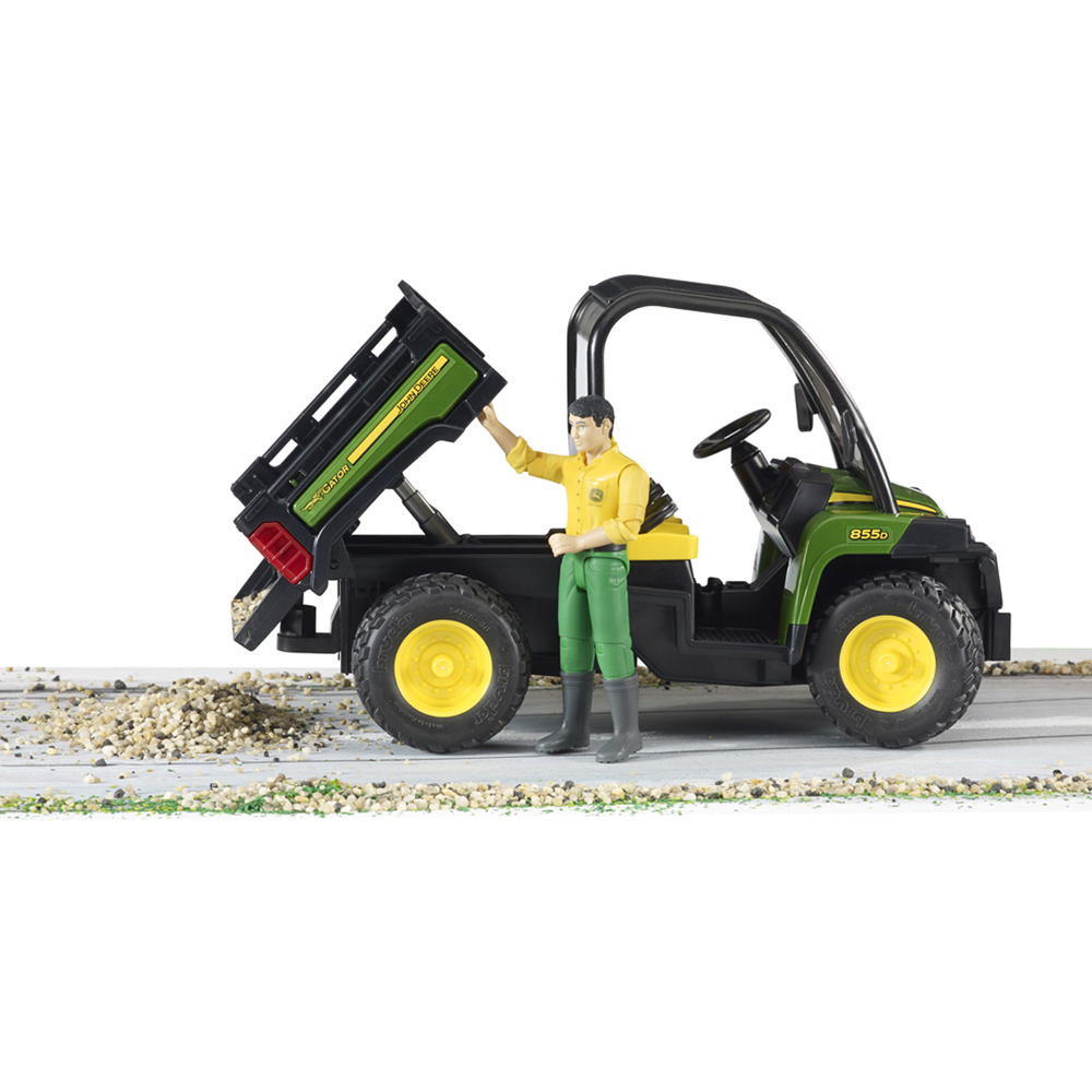 Bruder Kids John Deere Gator XUV 855D with Driver Playset Model Image 8