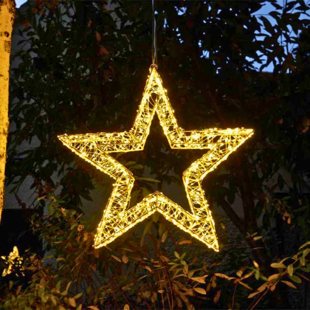 Samuel Alexander 1440 Warm White LED Light-Up Galaxy Star Christmas Decoration 50cm Image 3