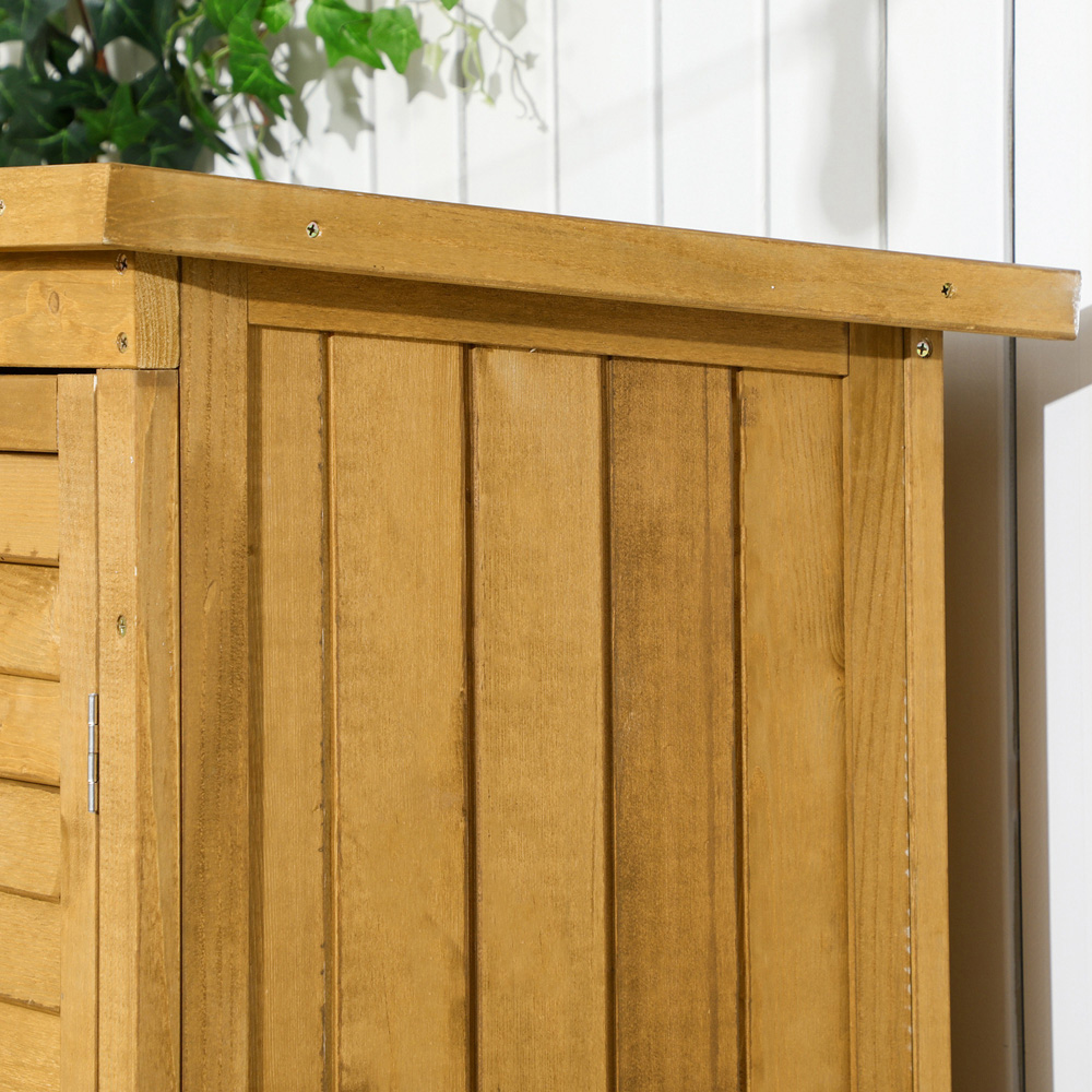 Outsunny 2.9 x 1.5ft Wooden Garden Shed Image 3