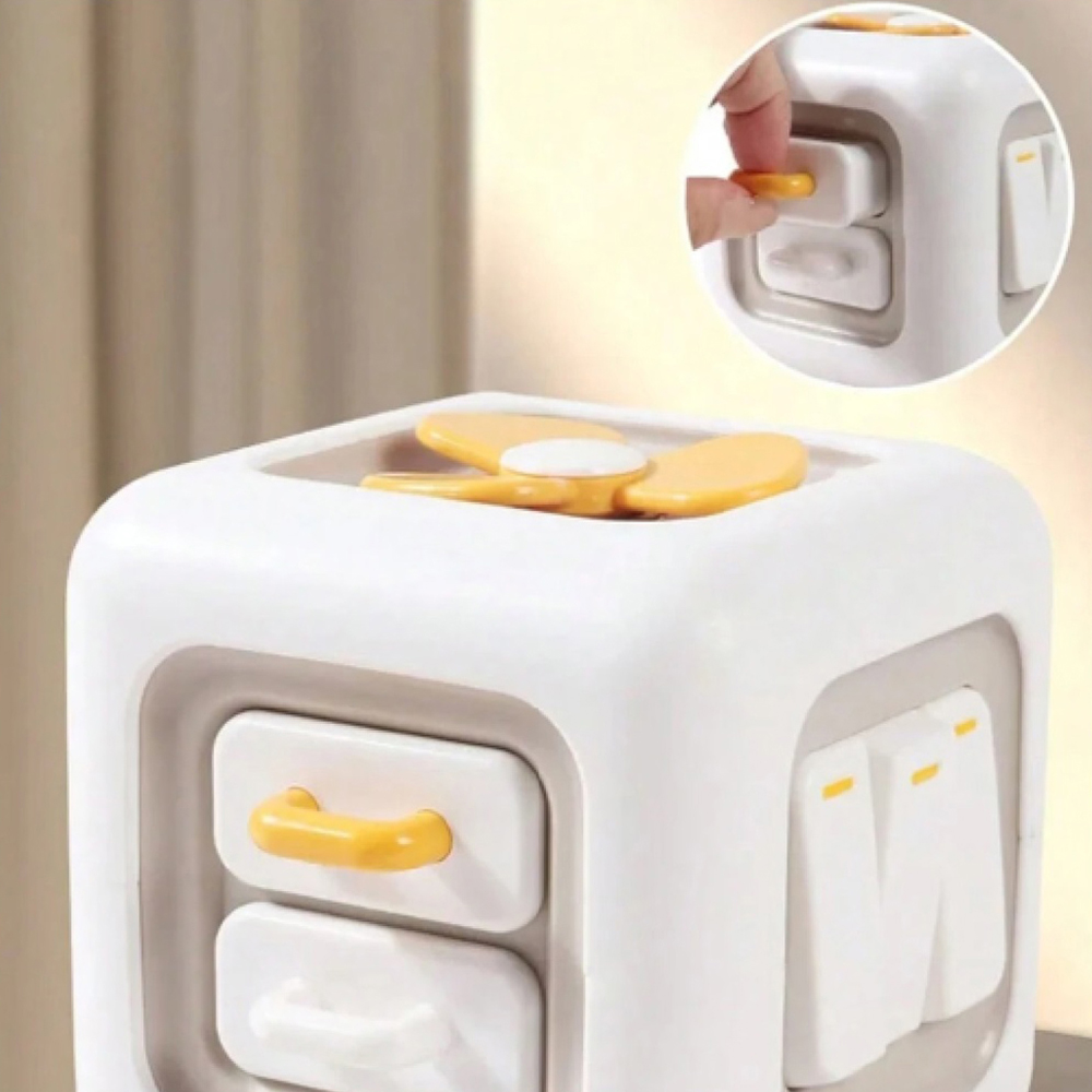 Dyzi Montessori Sensory Cube Engaging Toy Image 2