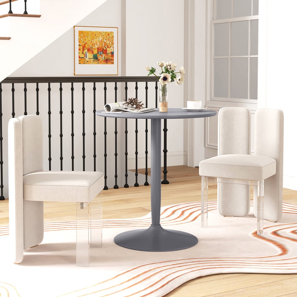 Portland 2 Seater Dining Table Grey Image 5
