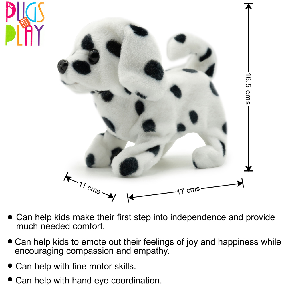 Pugs at Play Spotty The Dalmatian Interactive Walking Dog Plush Soft Toy Image 9