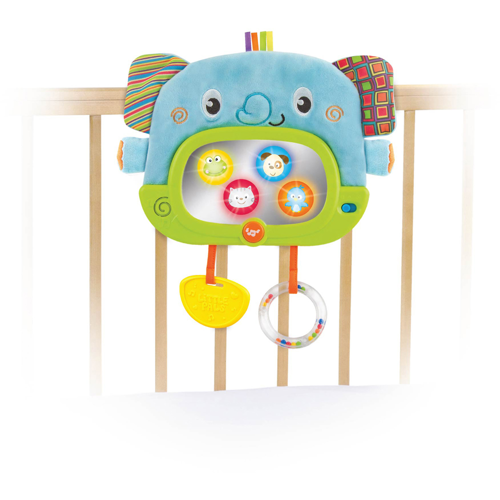 Winfun Little Pals Day N Night Semi-Soft Elephant Pal Interactive Plush Toy Image 5
