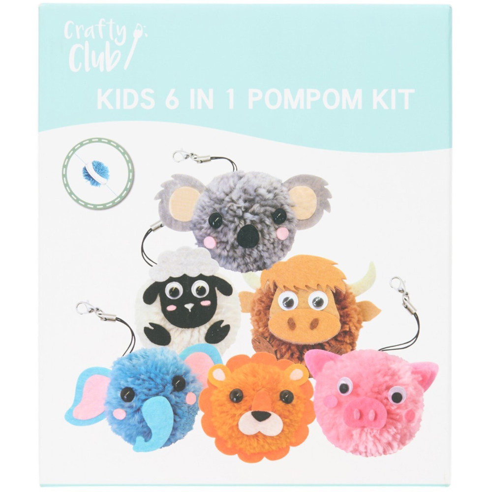Kids 6 in 1 Pompom Kit Image 3