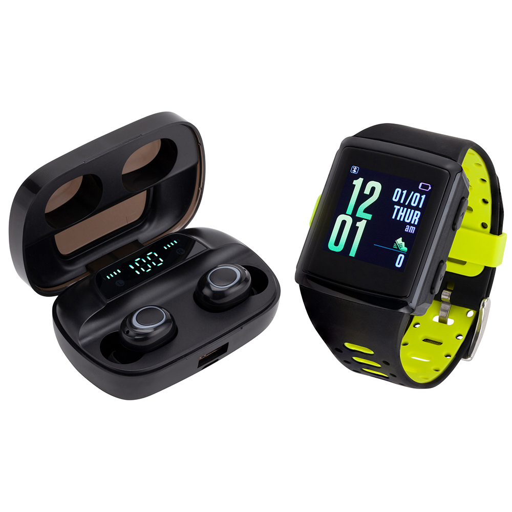 B-Aktiv Smart Watch and Wireless Bluetooth Earbud Set Image 1