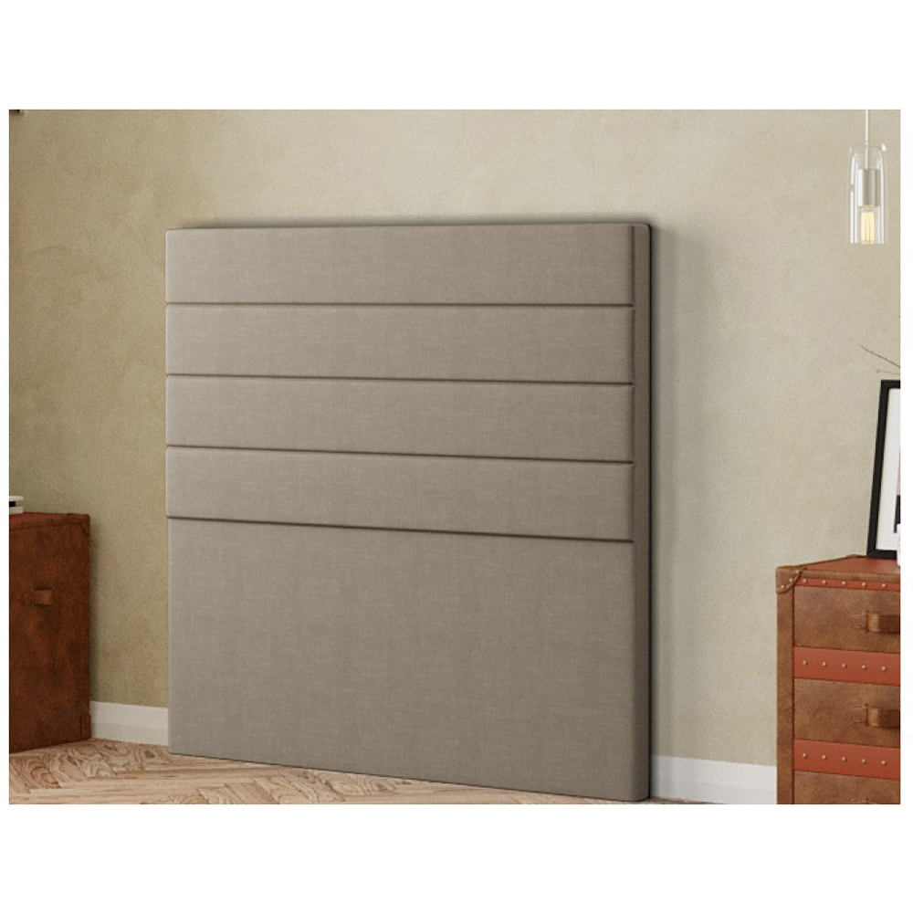 Eleganza George Single Malham Weave Mink Floor Standing Headboard Image 3