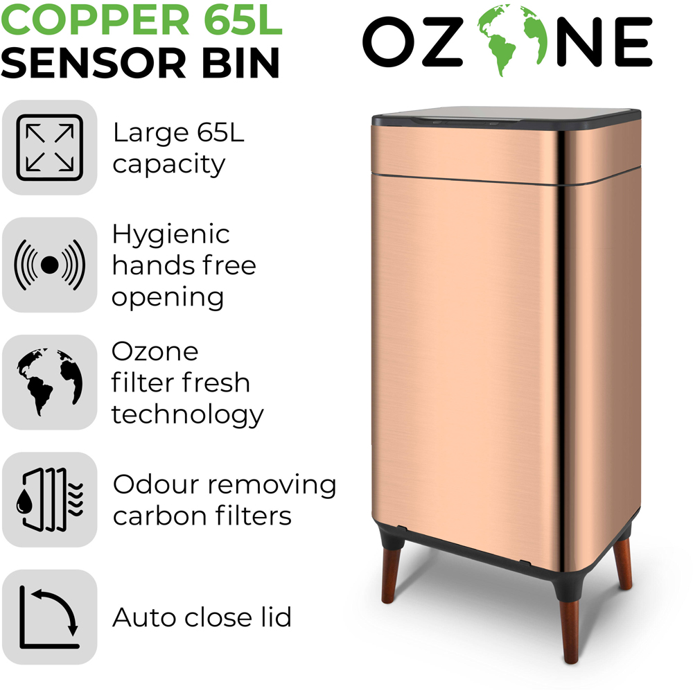 Tower Ozone Gold Sensor Bin 65L Image 8