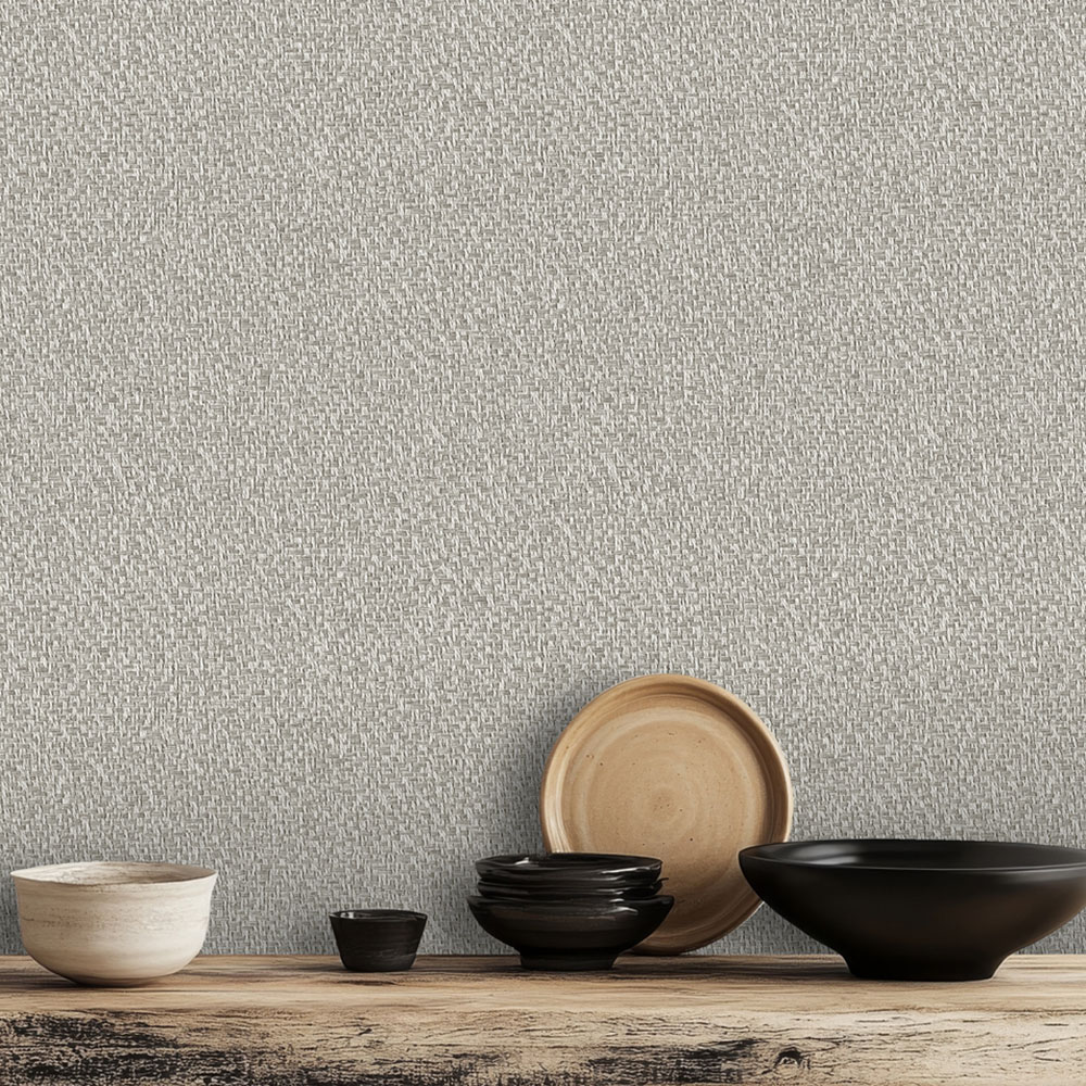 Design ID Natures Weave Taupe Wallpaper Image 2