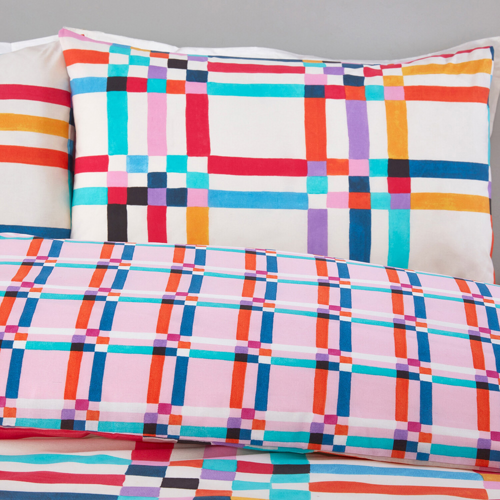 Tate Check Duvet Set Single Image 3