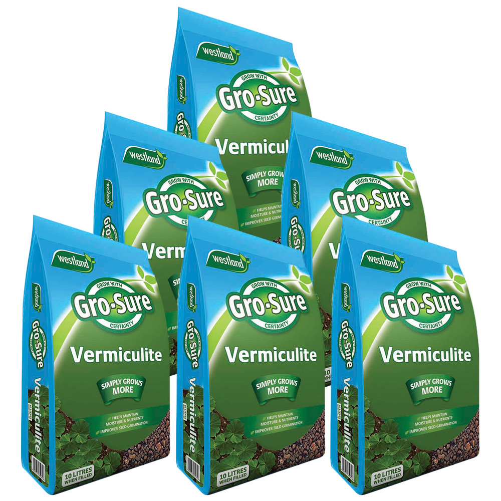 Westland Gro Sure Vermiculite Compost 10L Case of 6 Wilko