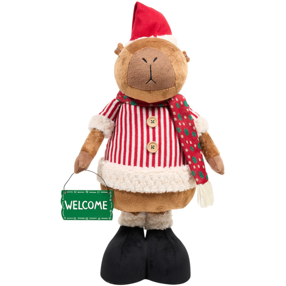 Extendable Christmas Capybara Decoration Image 1