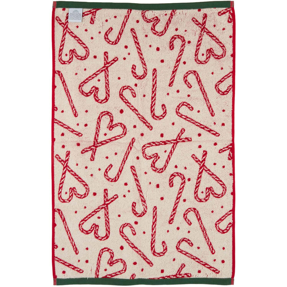 Candy Cane Towel Hand Towel Image 5