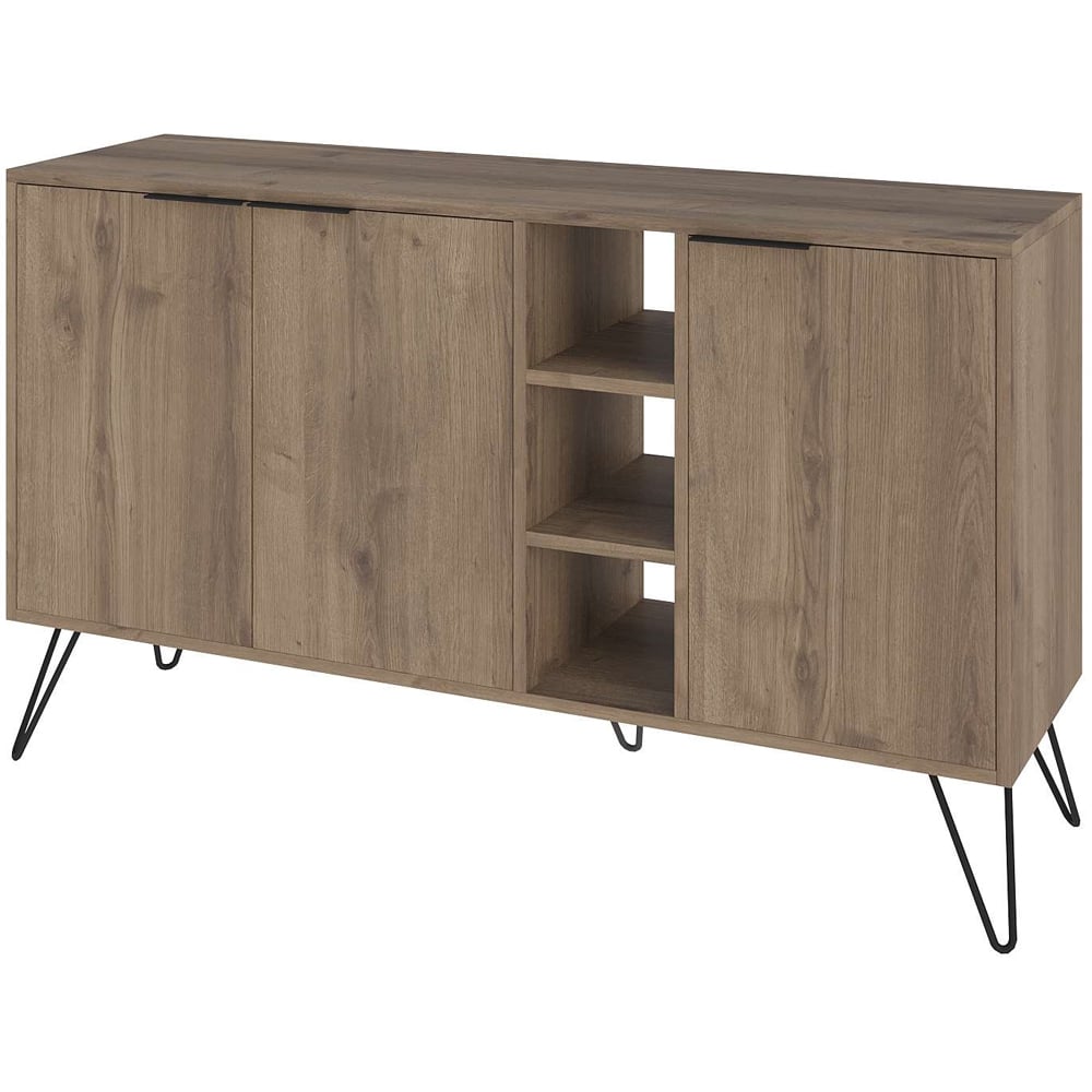 Decortie Clara Dark Oak Effect Console Sideboard Image 2