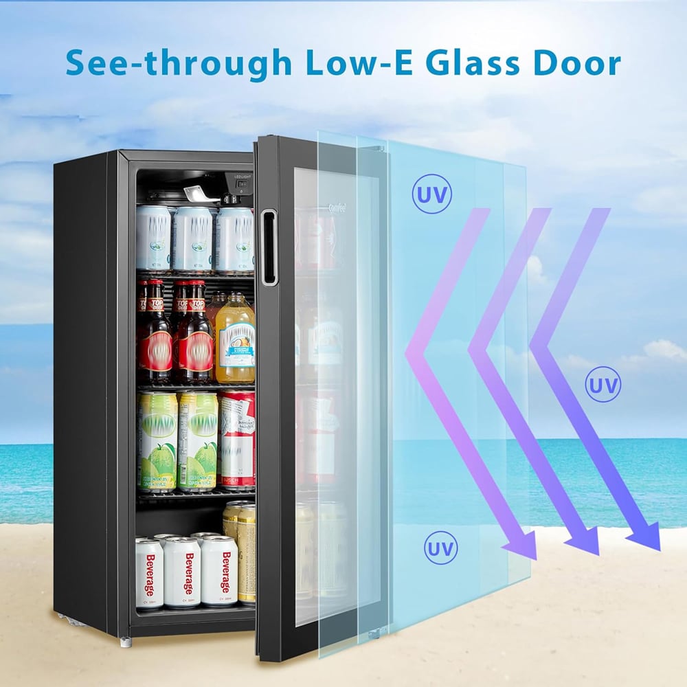 Comfee Black Mini Storage Fridge 93L Image 6