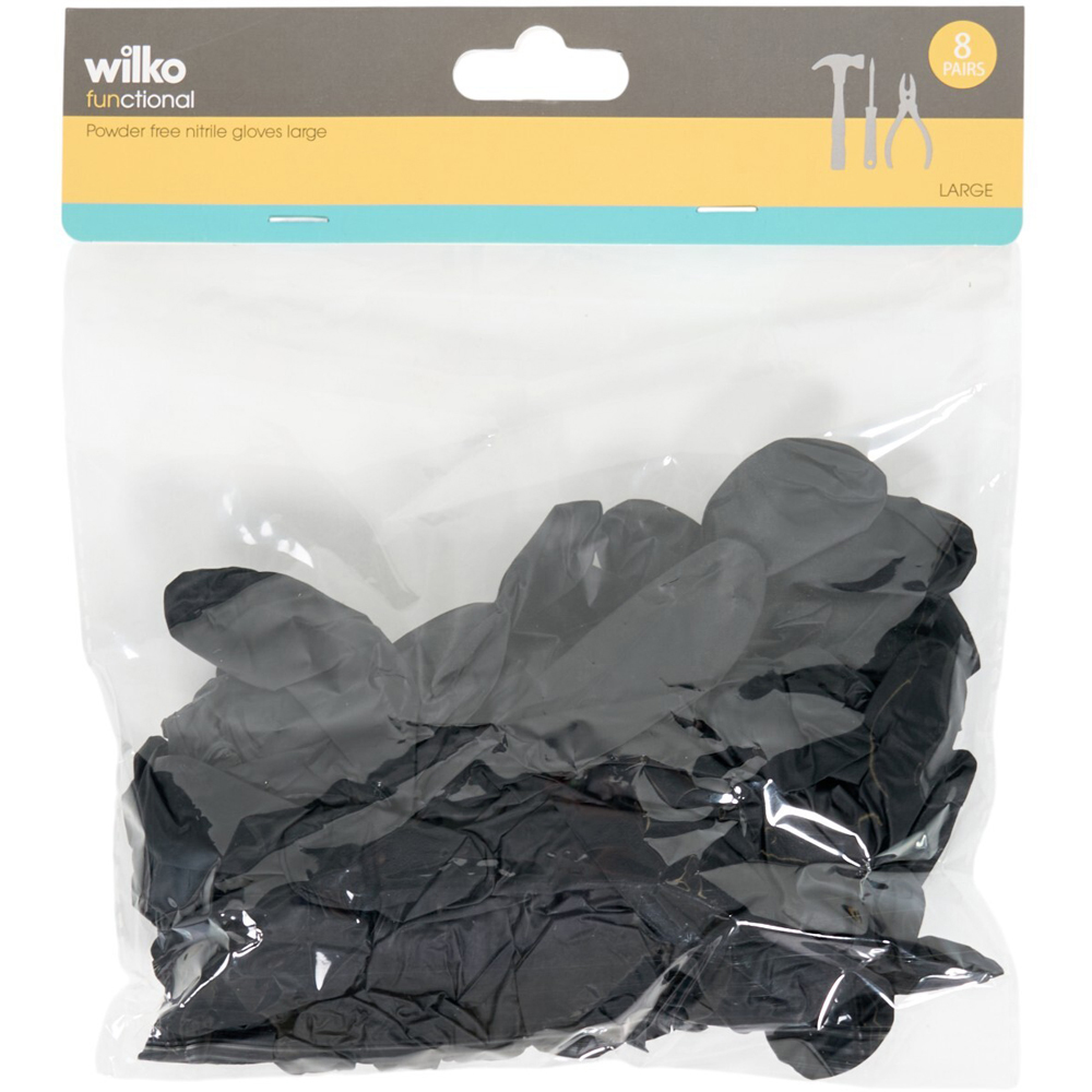 Wilko Func P/Free Nitrile Gloves Large Image 2