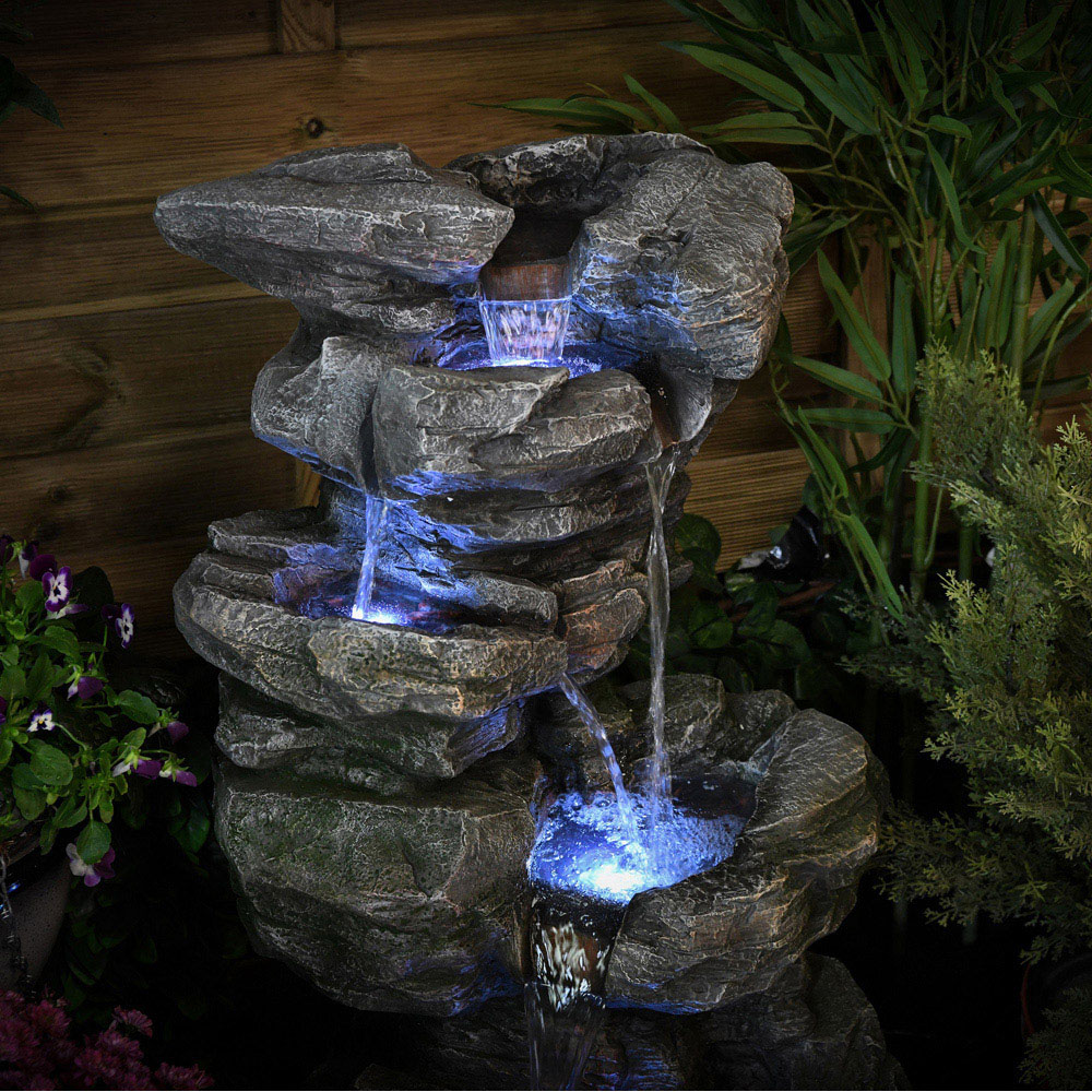 Garden Gear Cascading Rock Water Fall Water Feature Image 3