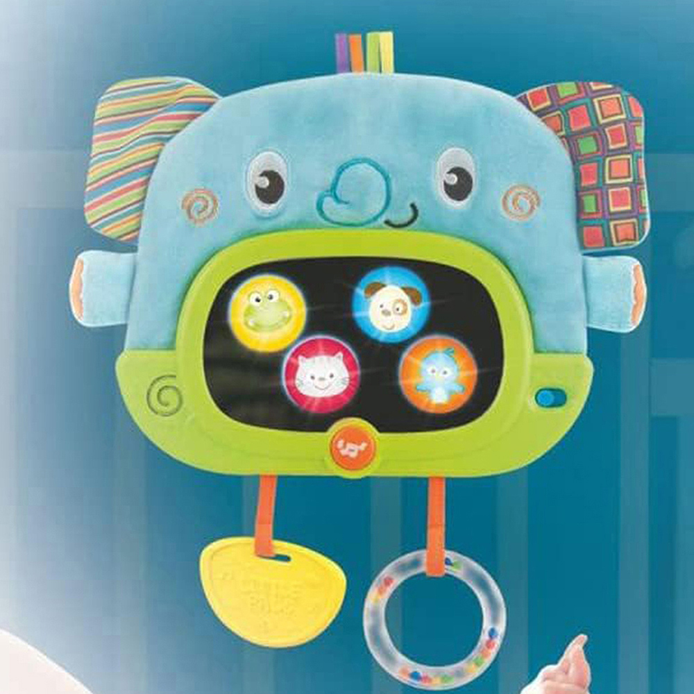 Winfun Little Pals Day N Night Semi-Soft Elephant Pal Interactive Plush Toy Image 7