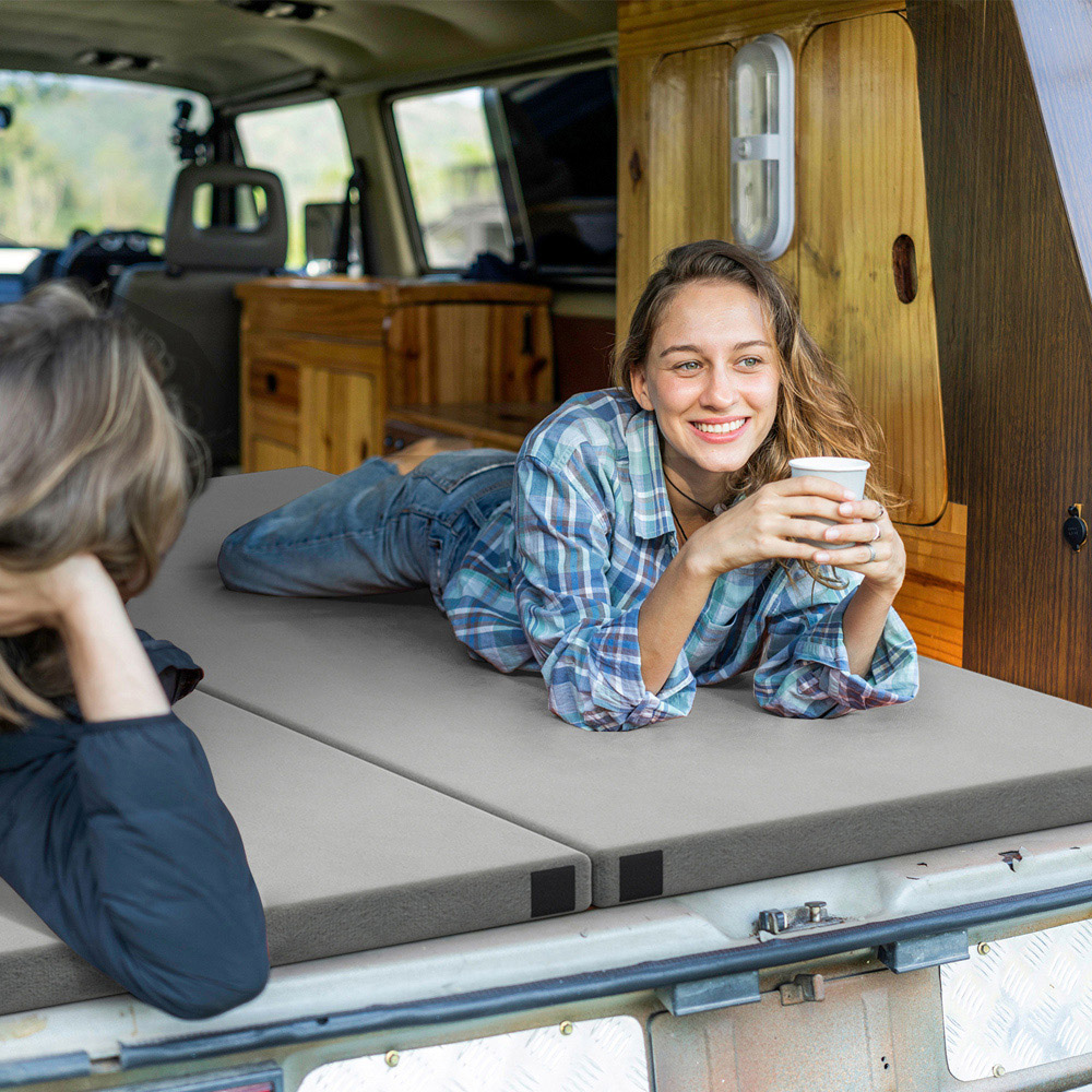 Costway High-Density Foam Foldable Camping Mattress Image 2
