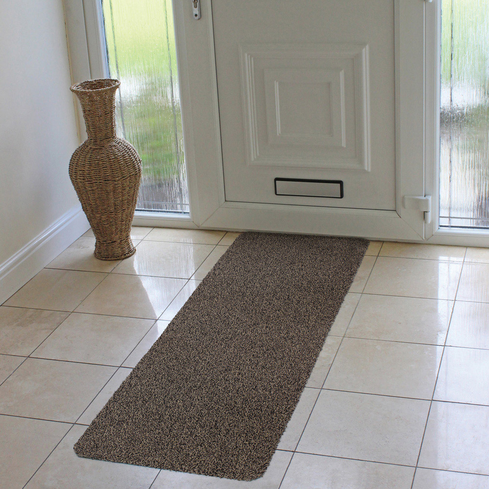 JVL Tanami Brown Barrier Doormat and Runner Set of 2 Image 3