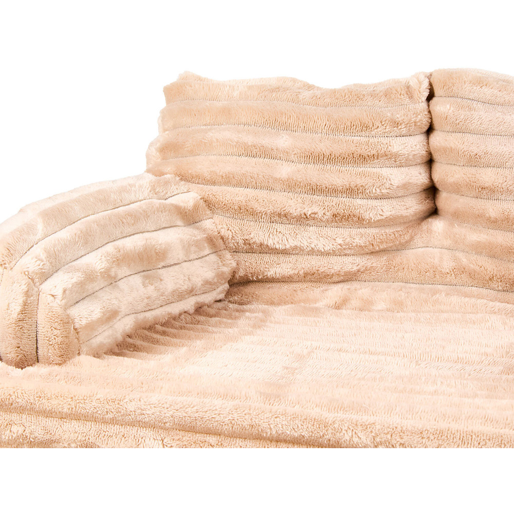 Sofa Pet Bed Beige Image 6