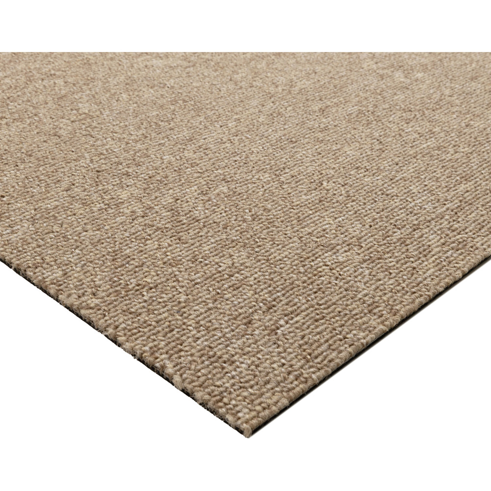 Tufted Loop Carpet Tile Beige Image 2