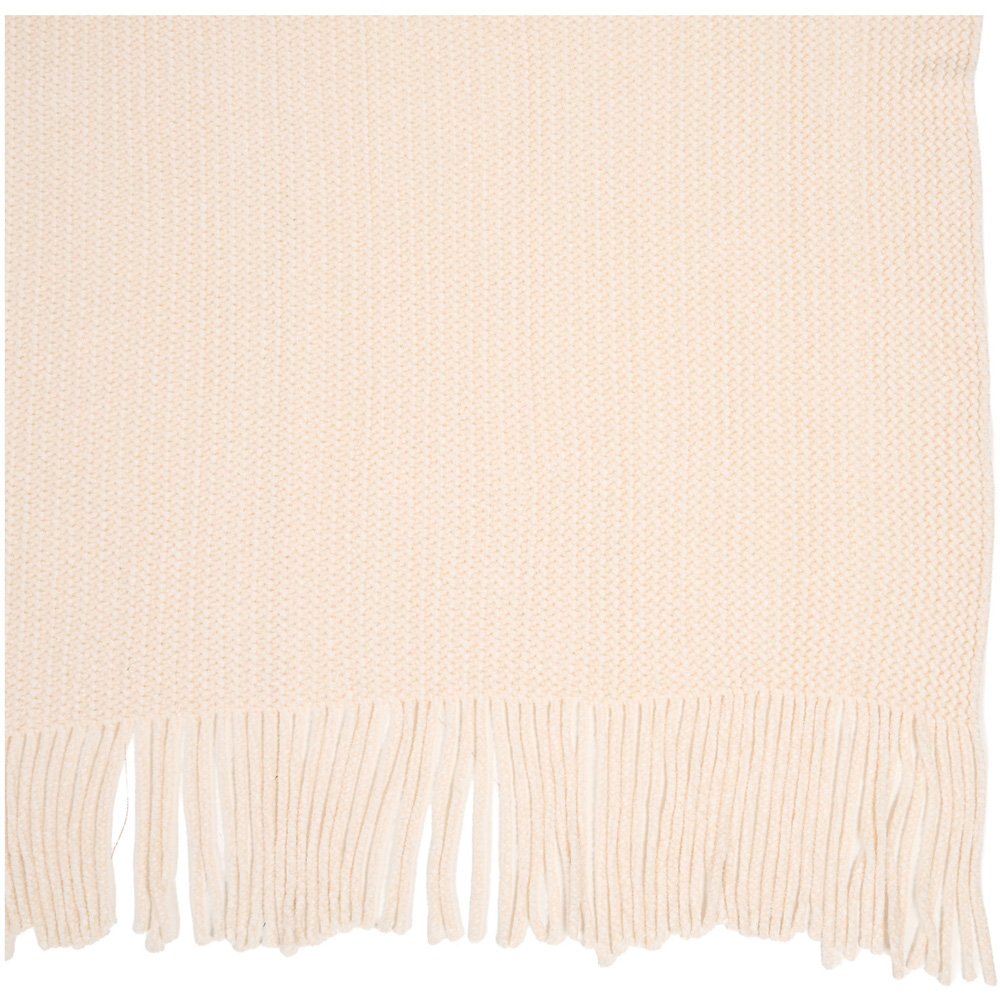 Hadleigh Chenille Throw Ivory Image 6