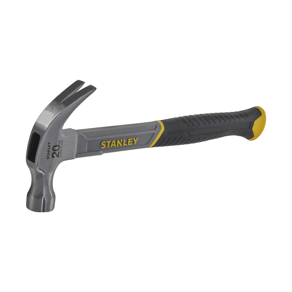 Stanley 20oz Fibreglass Curved Claw Hammer Image 2