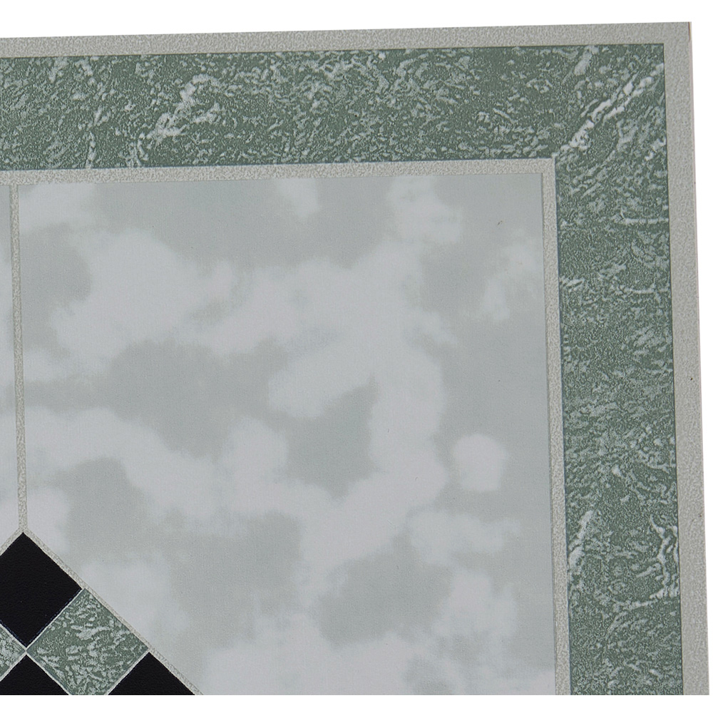 Living and Home Green Self-Adhesive PVC Flooring Tile 30 Pack Image 5