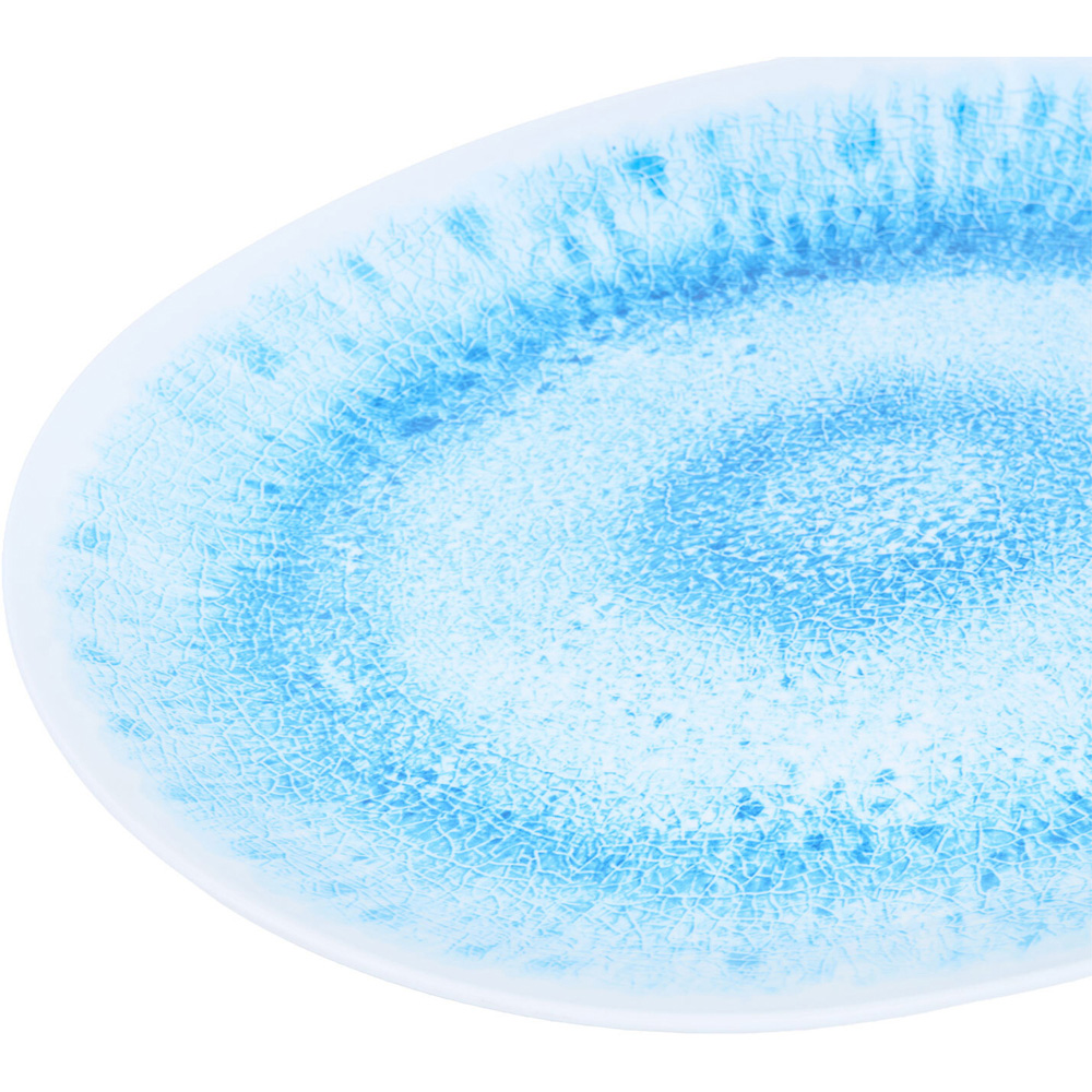 Neptune Oval Serving Platter Blue Image 6