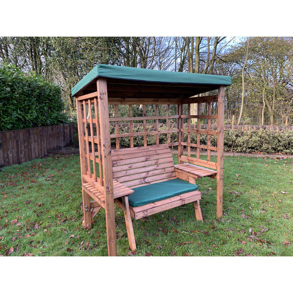 Charles Taylor Wentworth 2 Seater Arbour with Green Roof Cover Image 9