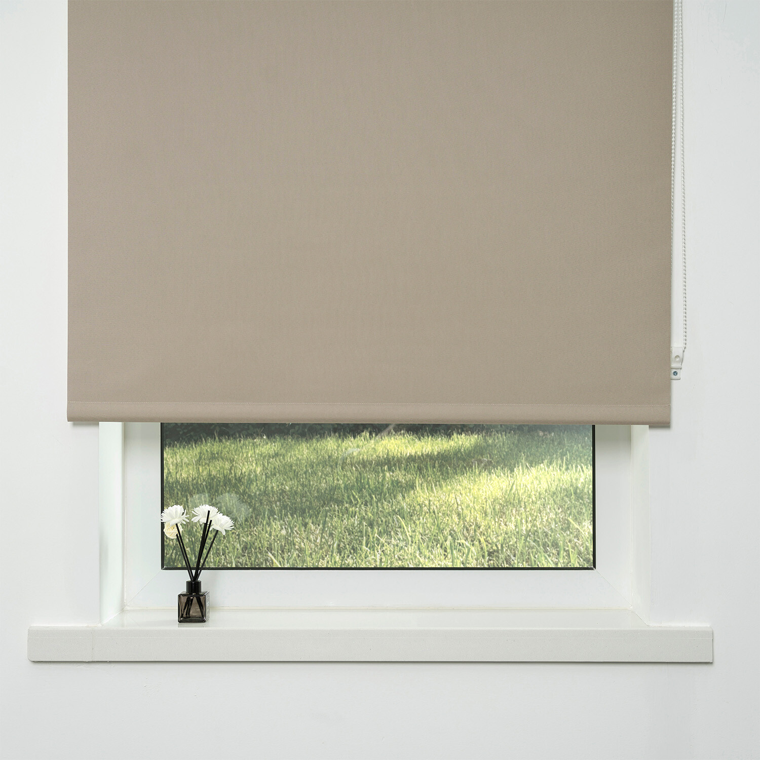 Divante Plain Blackout Roller Blind - Desert Taupe / 60cm Image 2
