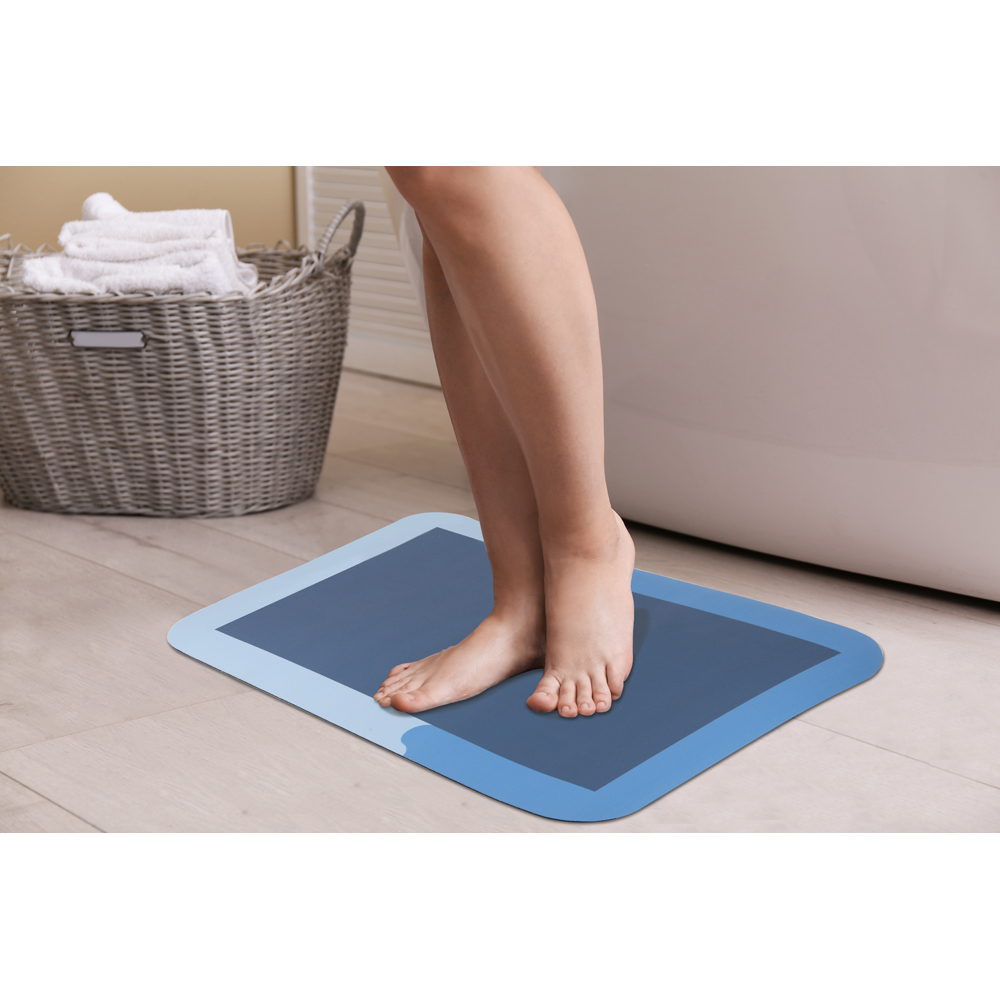 Avilo Natural Stone Diatomite Anti-Slip Bath Mat 60 x 40cm Image 3