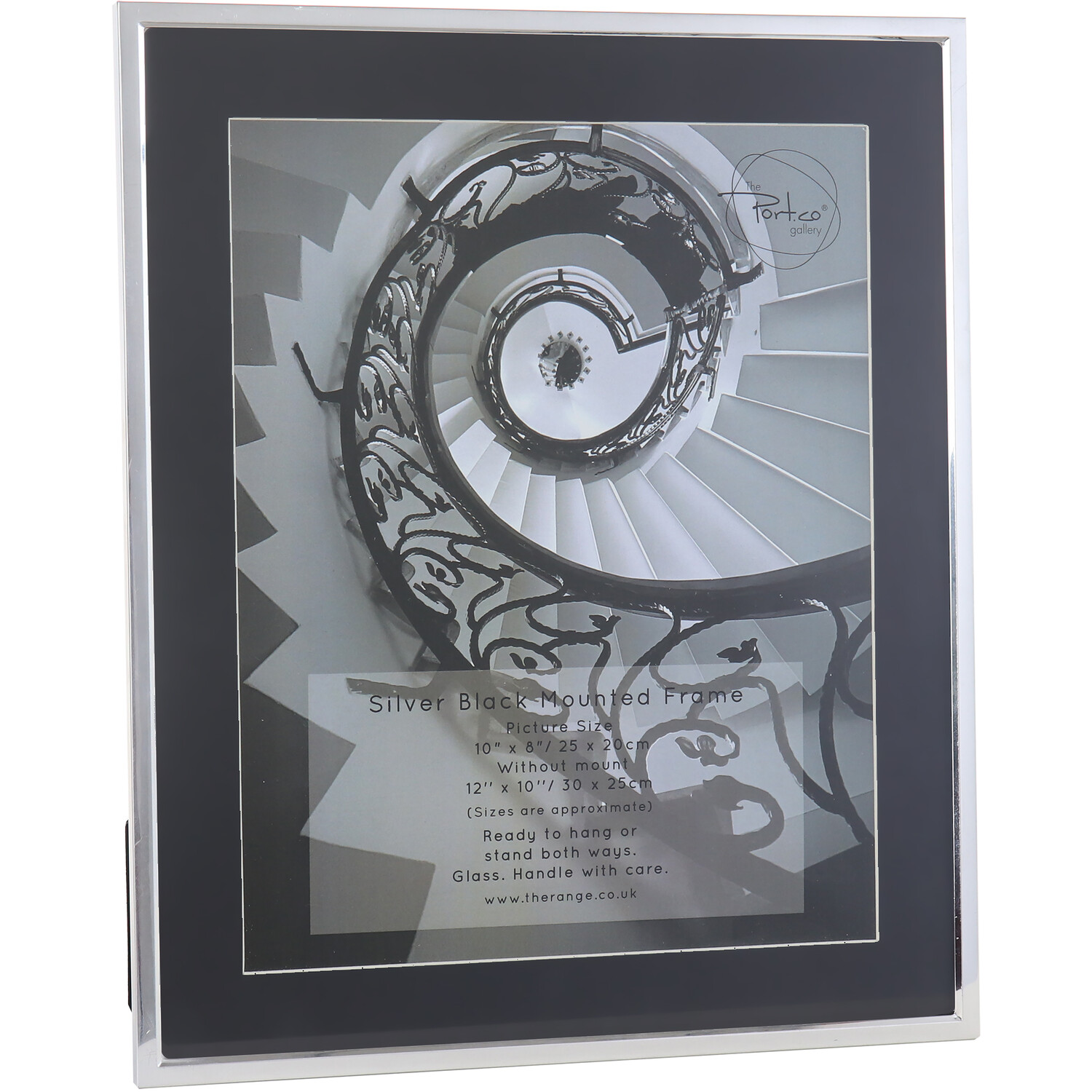 The Port. Co Gallery Silver Metallic Mounted Photo Frame 10 x 8 inch Image 1
