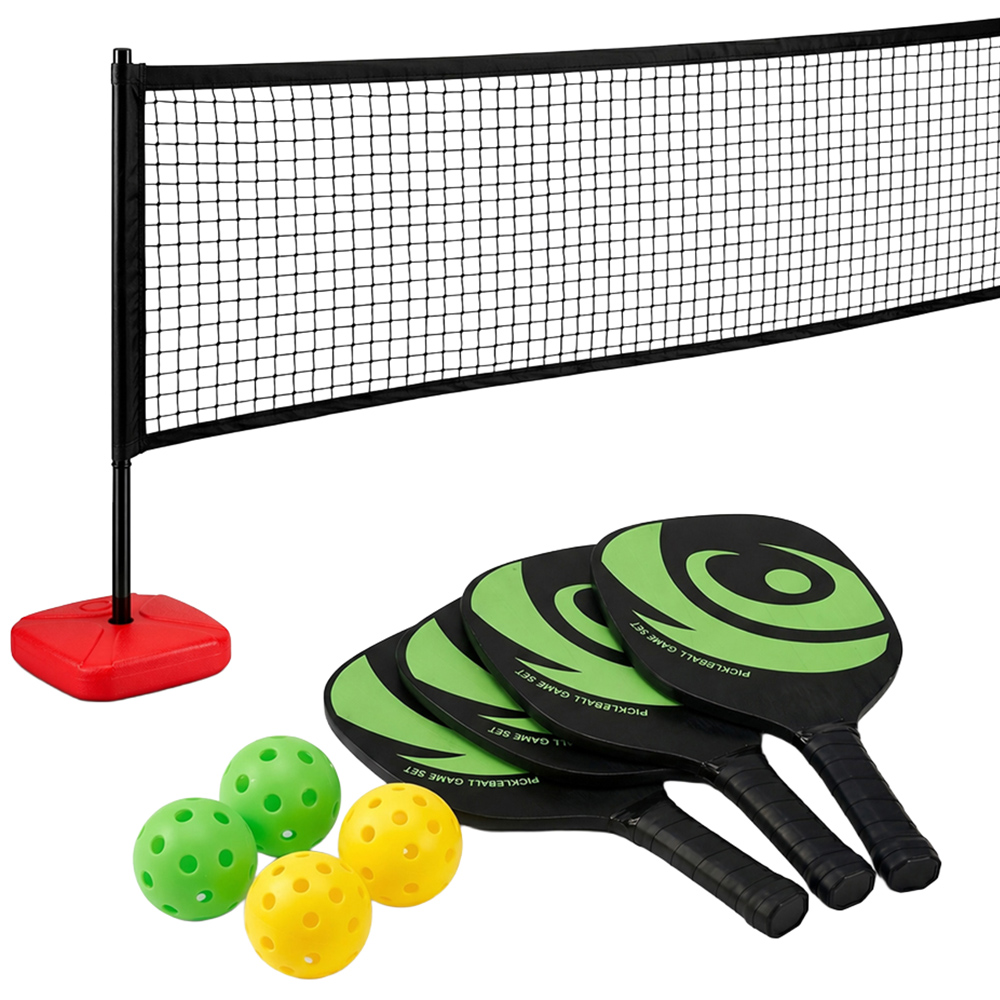 Jack Stonehouse Complete Wooden Pickleball Set Image 1